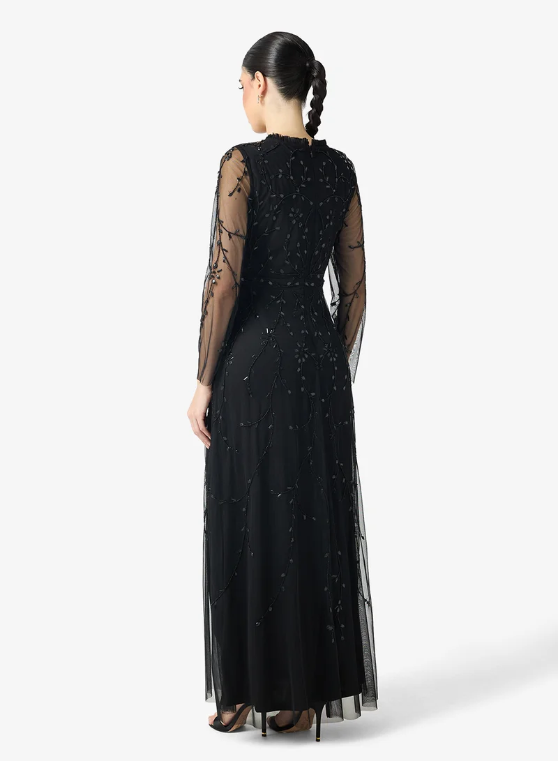 Namshi x Embellished Evening Dress